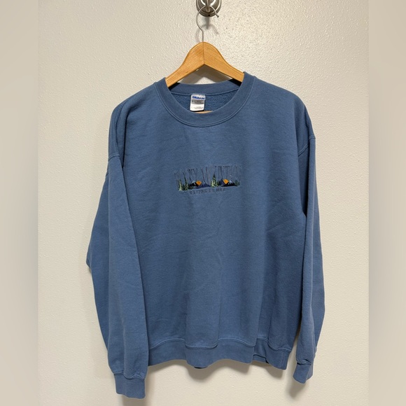 Rocky Mountain National Park Blue Crewneck Size Large - Picture 1 of 4